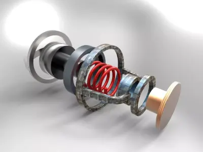 Thermostat switch Free 3D model