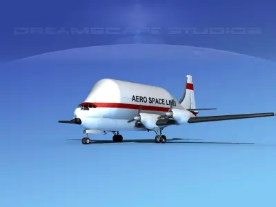 Aero Spacelines Super Guppy V01 3D model