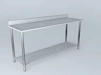 Kit209 Bancada Inox V2 por Alex Marques Free 3D model