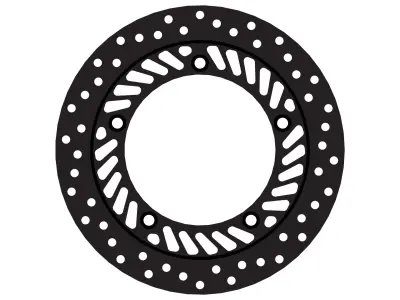 Front Brake Disc Rotor for Honda CBF250 3D model