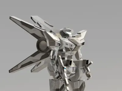 Mecha Trident 3D model