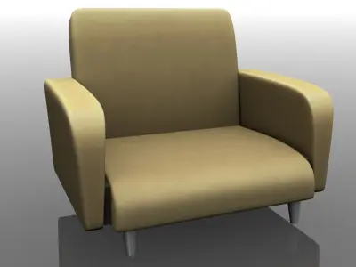 Sofa for game and animation Free 3D model