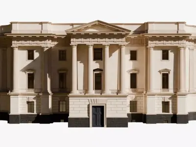 Neoclassical Palace - Government Classical Building 3D Model 3D model