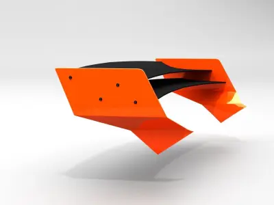 HatchBack Spoilers Free 3D model