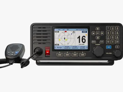 Fixed-Mount VHF Radio 3D model