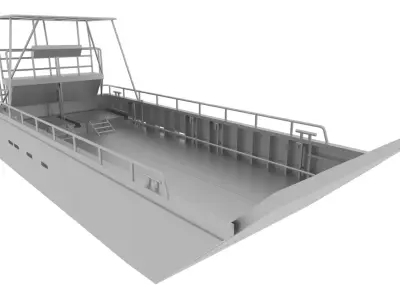  Landing craft Free 3D model