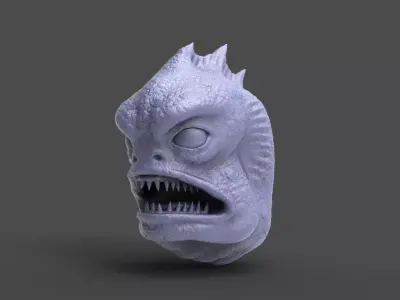 HEAD-R5 high poly sculpt  3D model