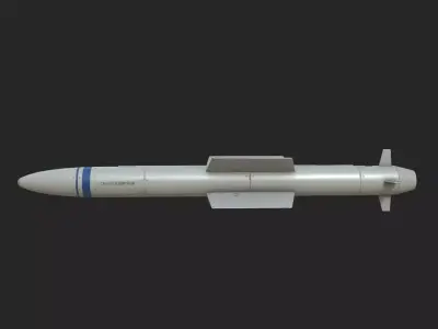 Chinese CM-120 Anti-Radiation Missile CM120 PLAAF Low-poly 3D model