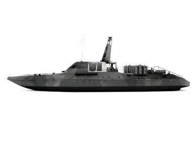 Mark V Special Operation Craft Low-poly 3D model