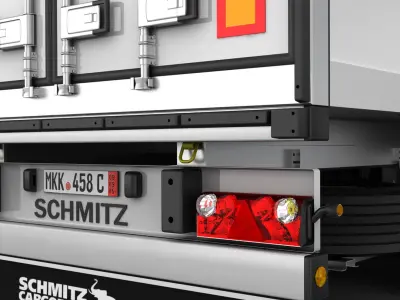 Semi Trailer Schmitz 3D model