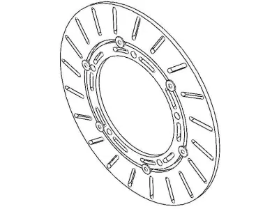 Brake Disc Rotor for Go Kart 3D model