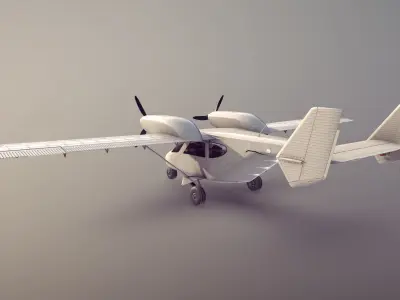 Accord-201 Default Livery Low-poly 3D model