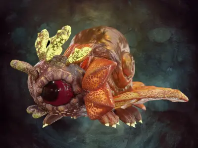 Fantasy Creature Critter Low-poly 3D model