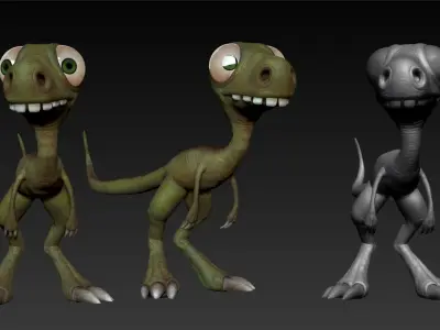 Stylized Dino 3D model