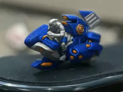 CS Windjammer Skycycle Unofficial RIFTS Inspired 3D print model