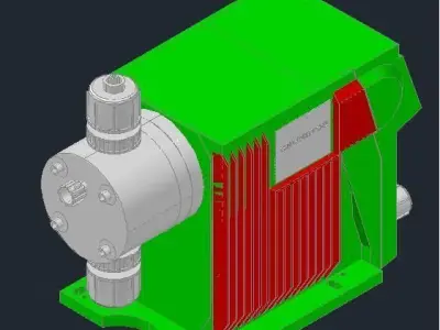 Dosing pump Free 3D model