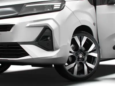 Vauxhall Combo e SWB Van HQInterior 2024 3D model