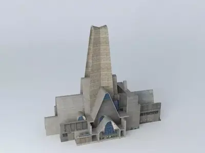 Basilica de Higuey  Higuey  Republica Dominicana Free 3D model