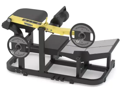 Technogym Plate Loaded Pure Hip Thrust 3D model