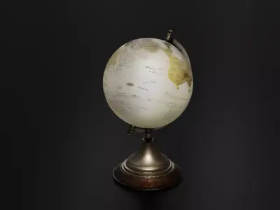 globe 1 3D print model