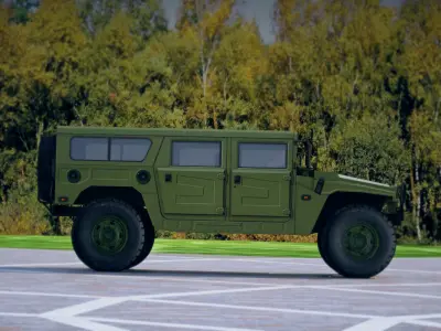 Dongfeng Mengshi Low-poly 3D model