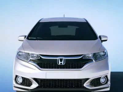 Honda Fit 2018 Low-poly 3D model