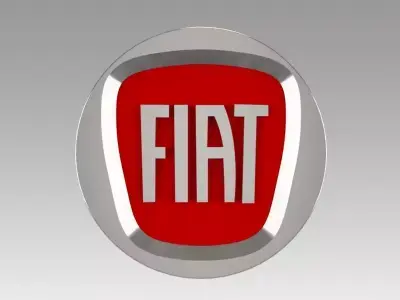 Fiat logo 3D model