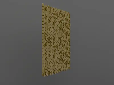 Hexagon Panel Free 3D model