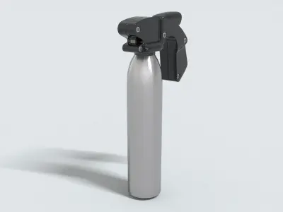 laos Game Tear Gas Low-poly 3D model