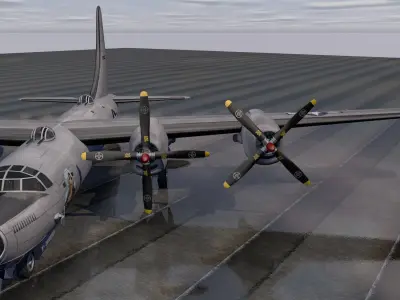 Consolidated B-32 Dominator 3D model