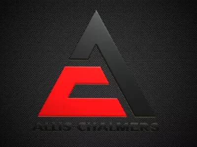 allis chalmers logo 3D model