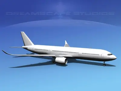 Airbus A350-900 SS 3D model