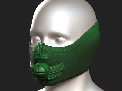 Helmet scifi military combat 3d Low-poly 3D model