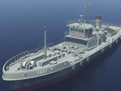 JMSDF yard oiler 3D model