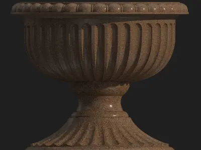 PLANT POT 01 Free 3D model