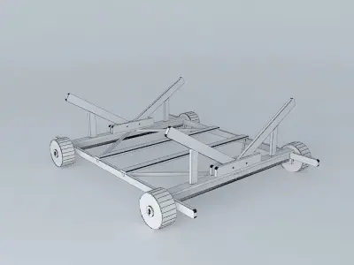 Carreta stranding Boat II 3D model