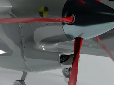 Akinci UAV Drone 3D model