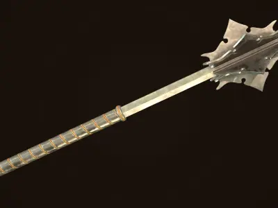 Mace 11 Low-poly 3D model