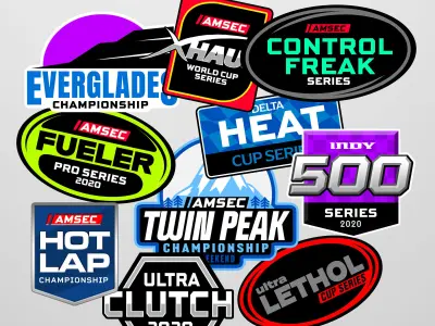 Race car Decals Free 3D model