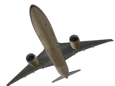 Boeing 777-200F Etihad Cargo 3D model