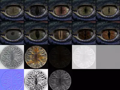 Creature Eyes Vol 04 - PBR Texture