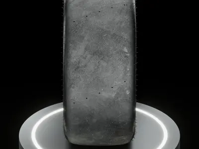 Hoosier Asphalt Short Track 1070 v2 3D model