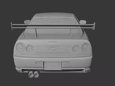 Nissan Skyline GTR Printable Model 3D print model