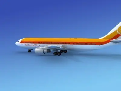 Airbus A300 Air Jamaica 3D model