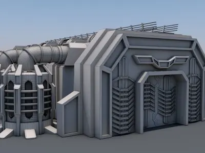 building space - base 3D model