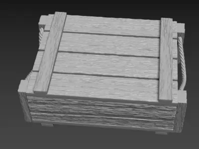 Caja de madera 3D print model