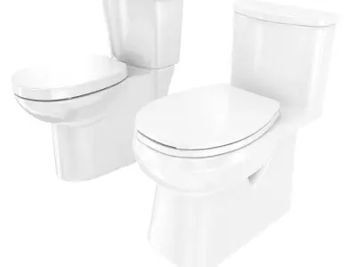 American standard contract cali toilet 3D model
