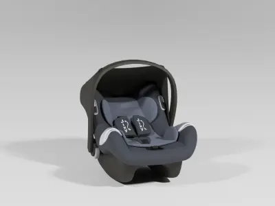 ABC Design Jixy Hug 0-13 kg baby car seat S Low-poly 3D model