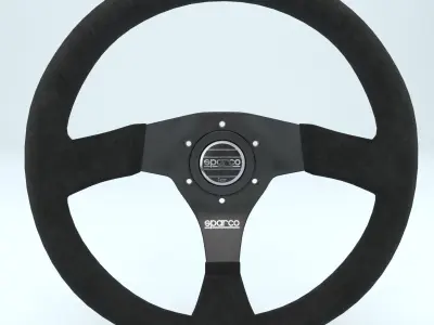 Steering Wheel Sparco P323 3D model