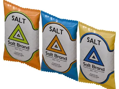 Salt Packaging 3D model